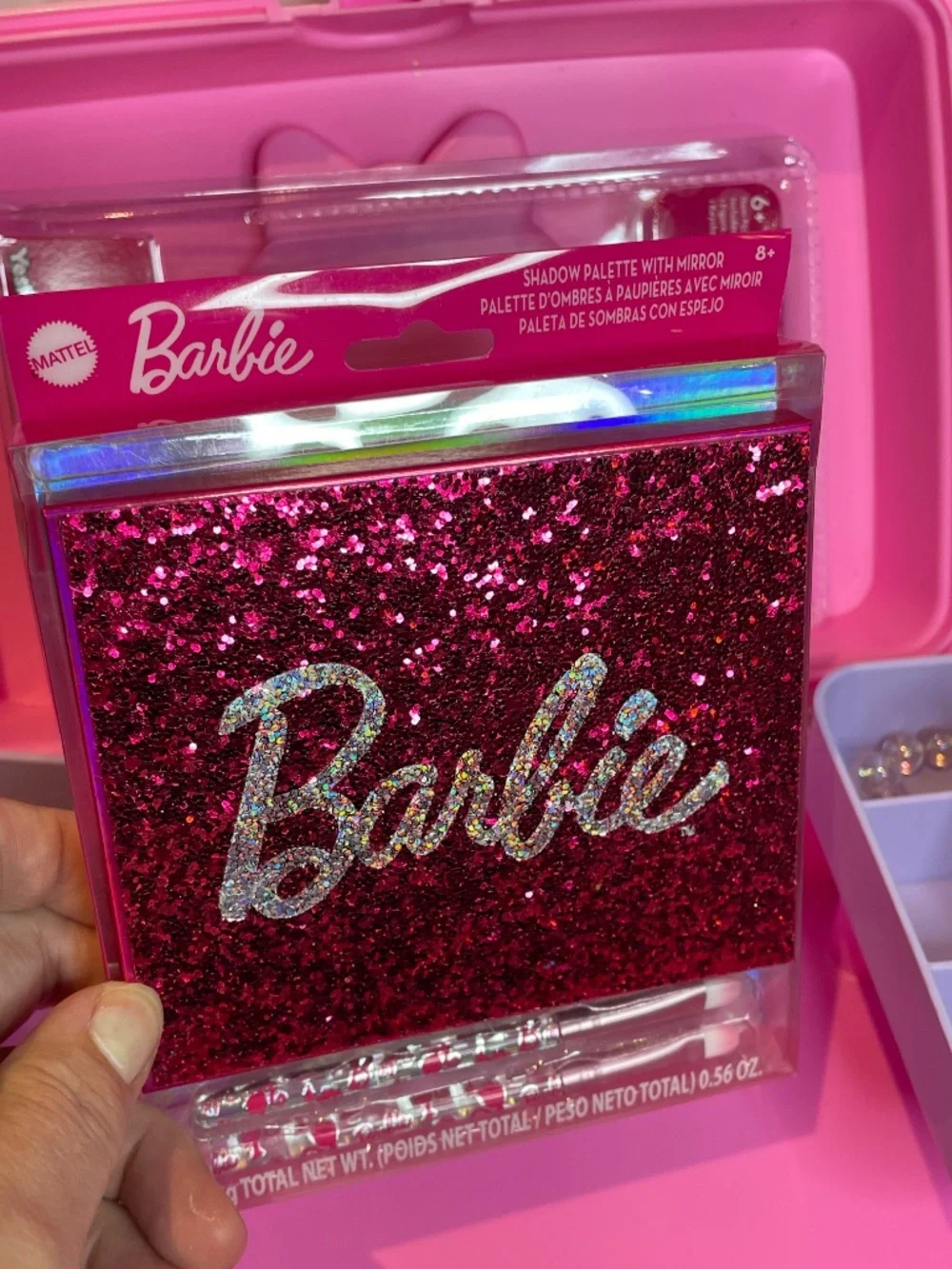 Vintage 90s 💋Barbie Caboodles cosmetic storage case - Picture 11 of 12